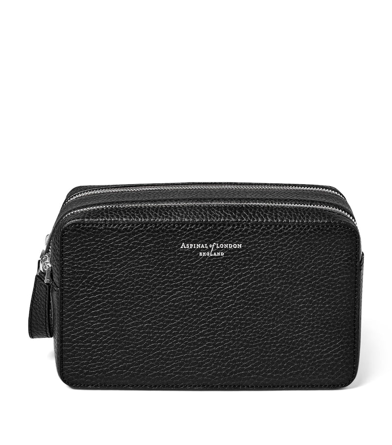 Soft Leather Organizer Pouch with Multiple Pockets, 19cm x 26cm x 3cm