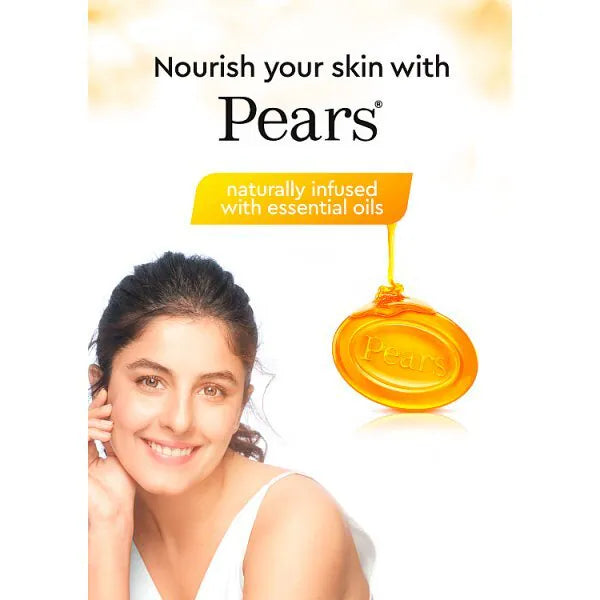 Pears Transparent Soap Bar 125g, imported from the UK