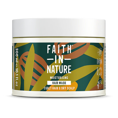 Masque Capillaire Karité & Argan pour Cheveux Bouclés Faith In Nature 300ml