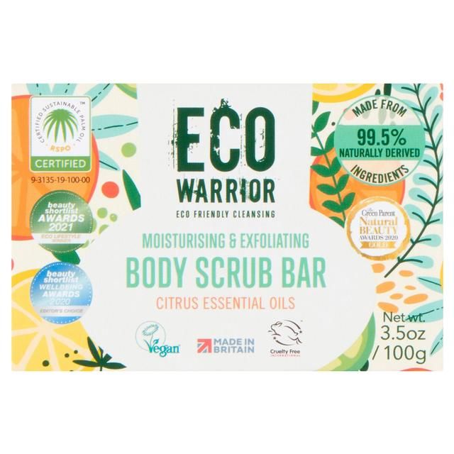 Eco Warrior Body Scrub Bar   100g