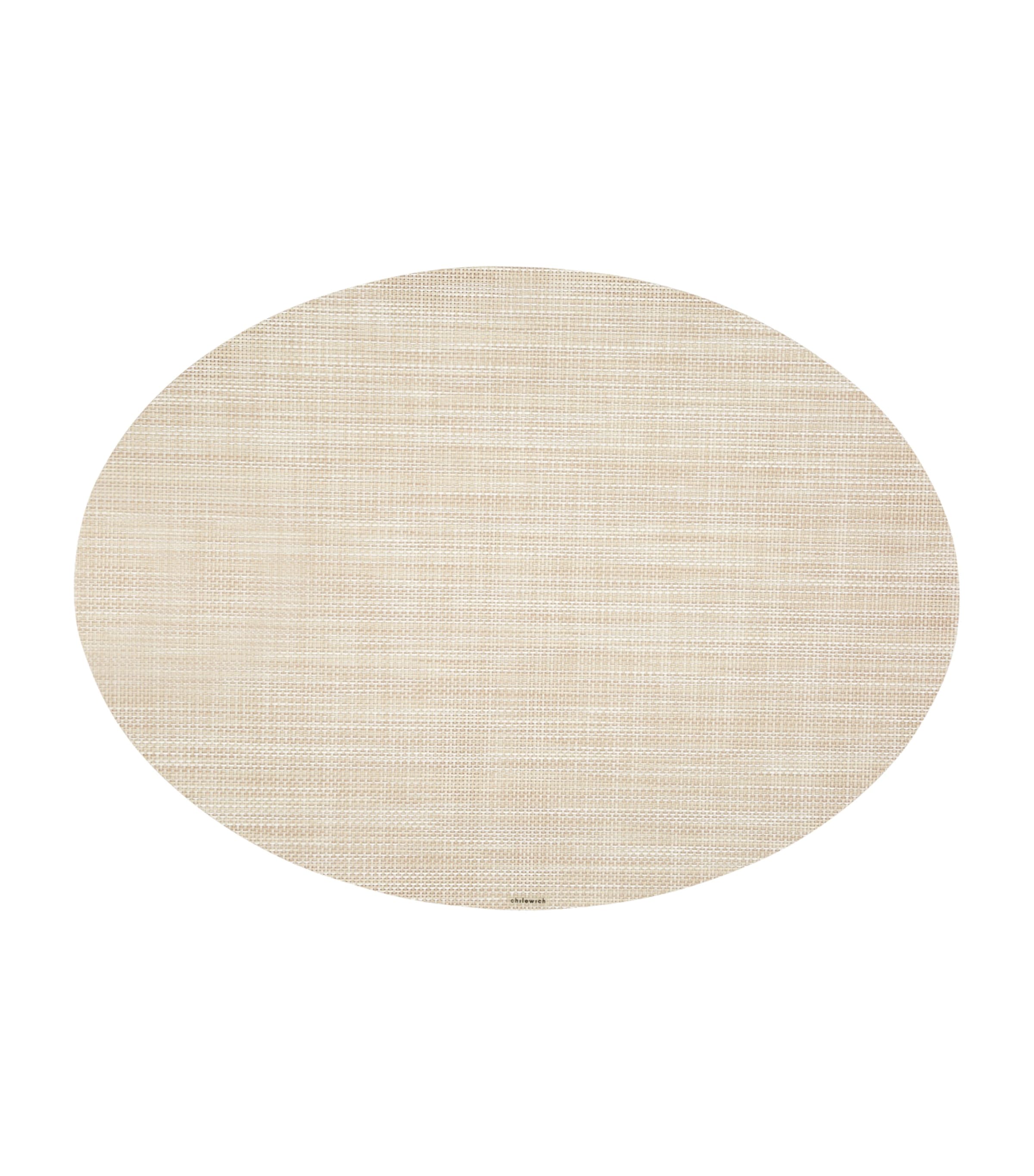 Chilewich Mini Basketweave Oval Placemat - British product