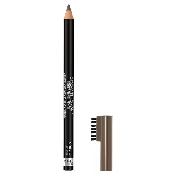 Rimmel London Brow Pencil 005 Ash Brown - British product