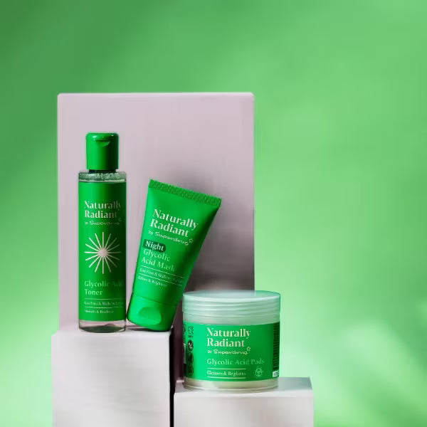Naturally Radiant glycolic acid mask 50ml, imported from the UK