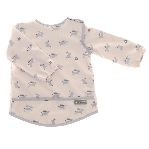 Ziggle Baby Coverall Feeding Bib Bobtail Bunnies (British brand)