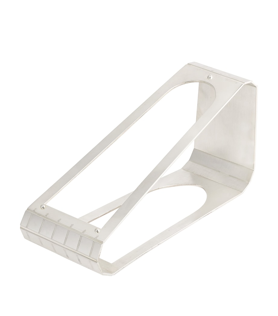Christofle Silver-Plated Graphik Wine Bottle Holder - British product