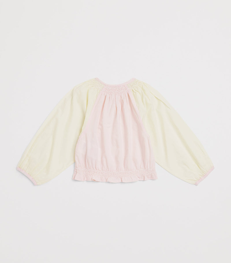 Louise Misha embroidered cotton Elanor blouse for children ages 4-12, UK version