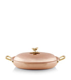 Ruffoni Historia copper oval dish with lid 38cm, imported from the UK