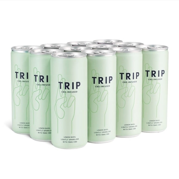 TRIP Lemon Basil CBD Drinks 12 x 250ml GOODS Superdrug   
