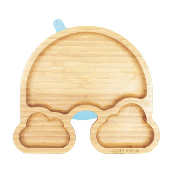 Wild & Stone Bamboo Weaning Plate Set multi-colour (British brand)