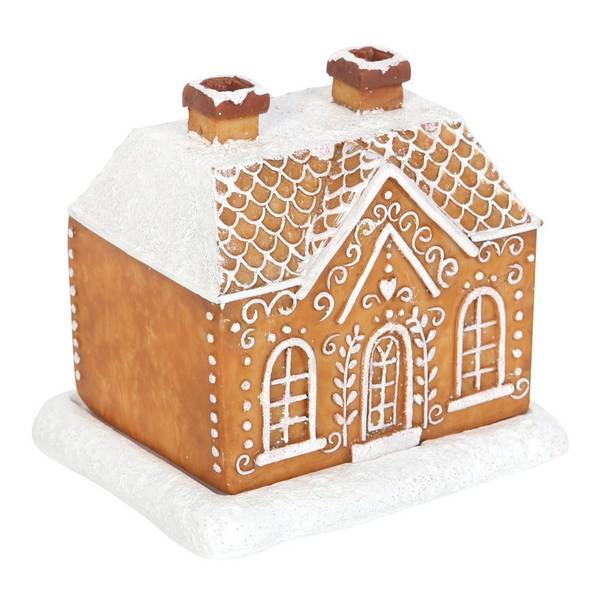 Something Different Gingerbread House Incense Cone Holder Stoneware (British brand)