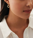 Boodles Yellow Gold and Diamond Classic Roulette Earrings