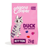 Edgard &amp;amp; Cooper Cat Dry Food Kitten Duck Chicken   2kg