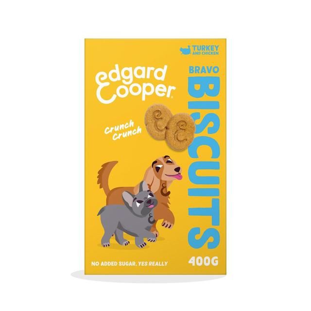 Edgard &amp;amp; Cooper Fresh Dog Treats Biscuits Turkey &amp;amp; Chicken   400g