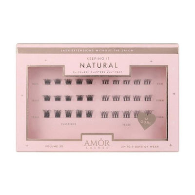 House of Amor DIY Eyelash Clusters Keeping it Natural Mixed Lengths