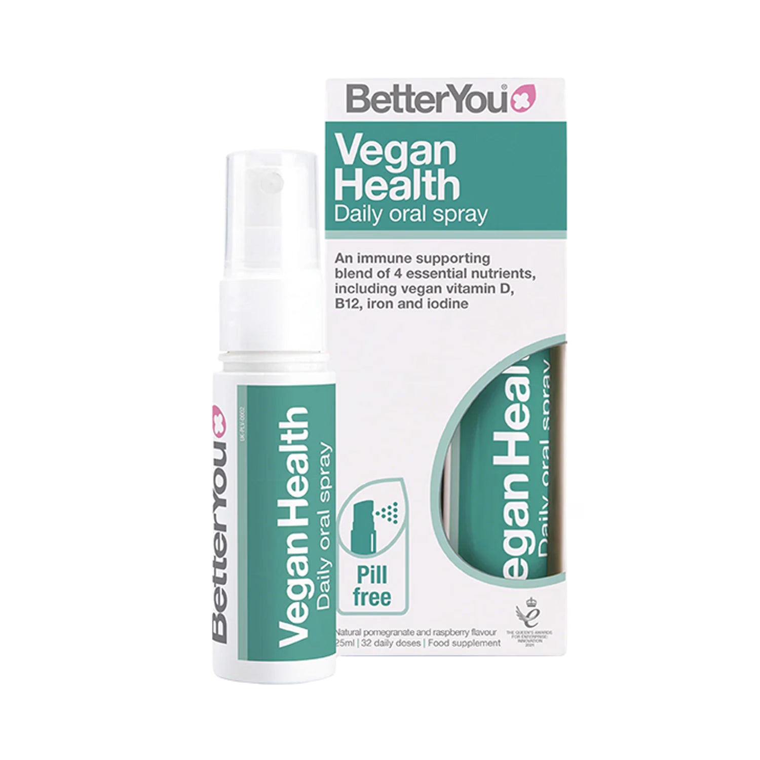 BetterYou Vegan Health Oral Spray 25ml - British product