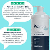 ProEvia light daily moisturiser 500g, imported from the UK