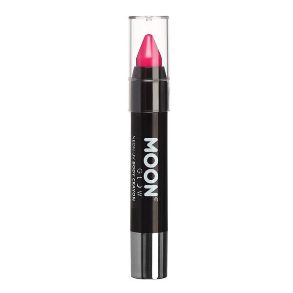 Moon Glow UV Body Crayons Intense Pink, imported from the UK