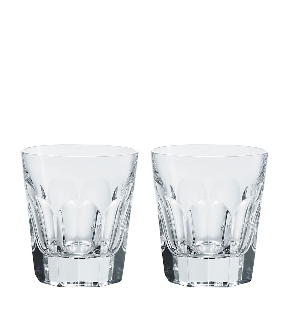 Baccarat Old Fashion tumblers set of 2, 480ml capacity - British product