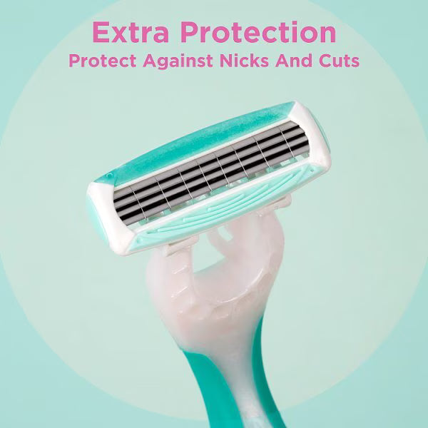 MyIntuition Quattro Sensitive Comfort razor 3 pack - British product