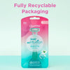 MyIntuition Quattro Sensitive Comfort razor 3 pack - British product