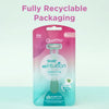 MyIntuition Quattro Sensitive Comfort razor 3 pack - British product