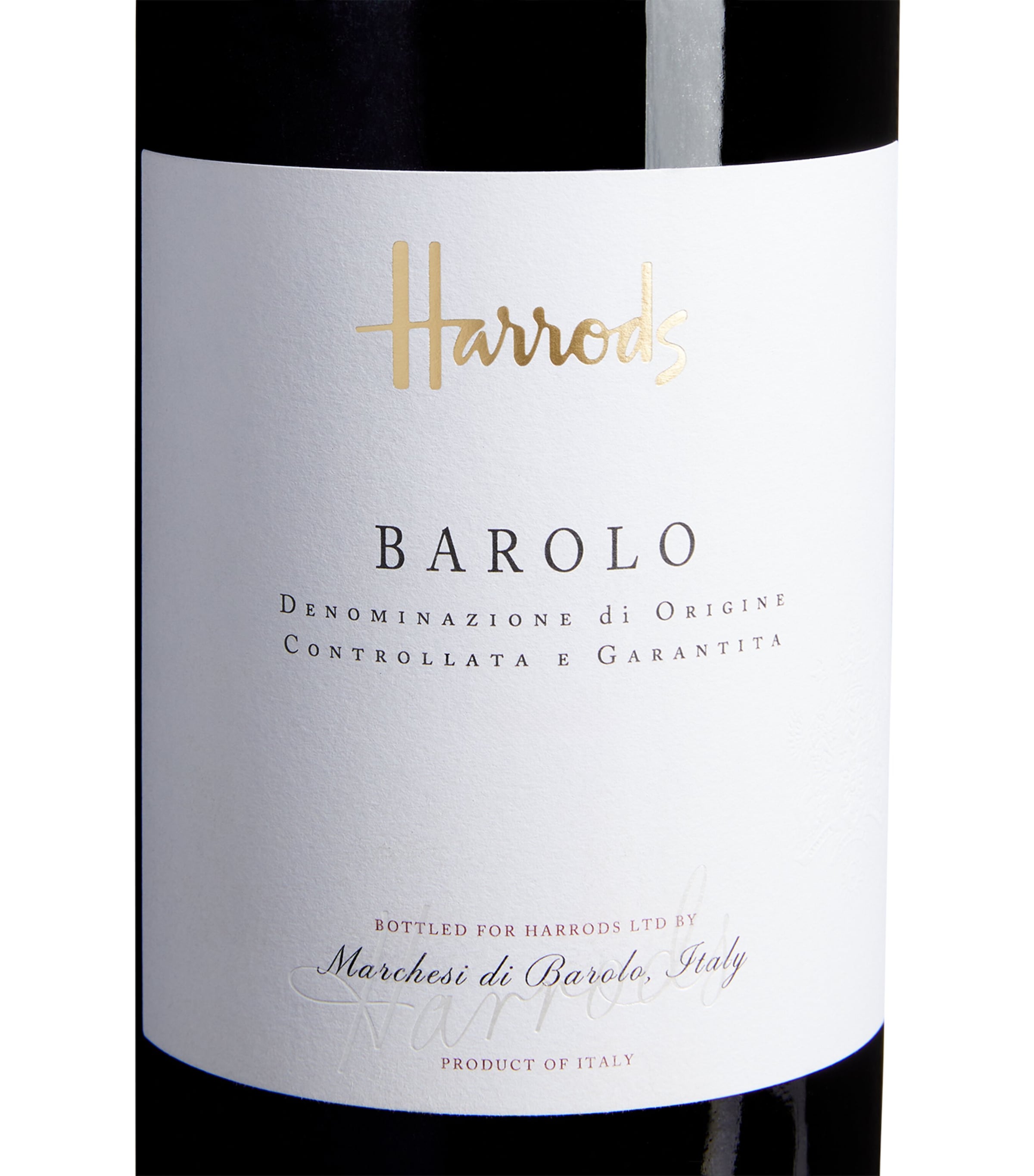 Harrods Barolo red wine 75cl - British product
