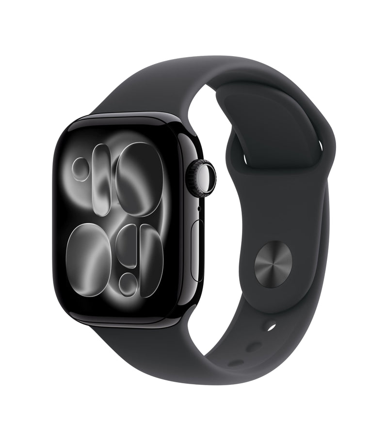 Apple Watch Series 11 Jet Black Aluminium with Sport Band 42mm - British product