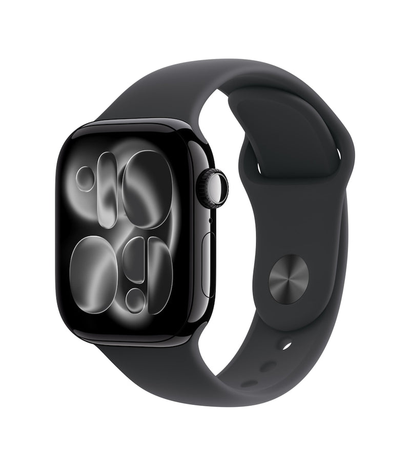 Apple Watch Series 11 Jet Black Aluminium with Sport Band 42mm - British product