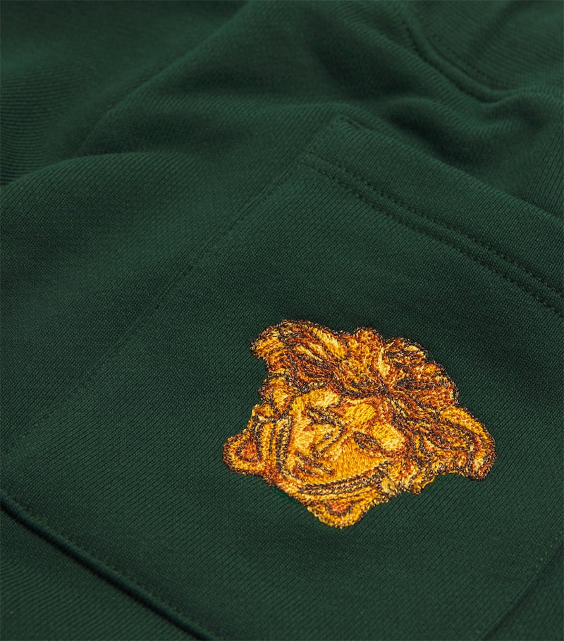 Versace kids cotton embroidered Medusa sweatpants 6-14 years (British brand)