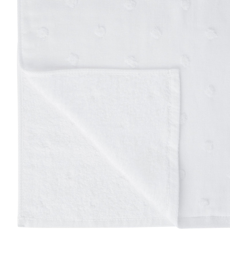 Uchino Zero Twist Gauze Dots bath towel 70cm x 140cm (British brand)