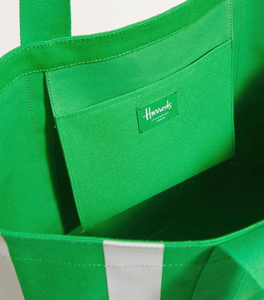 Harrods Large Cotton Logo Tote Bag