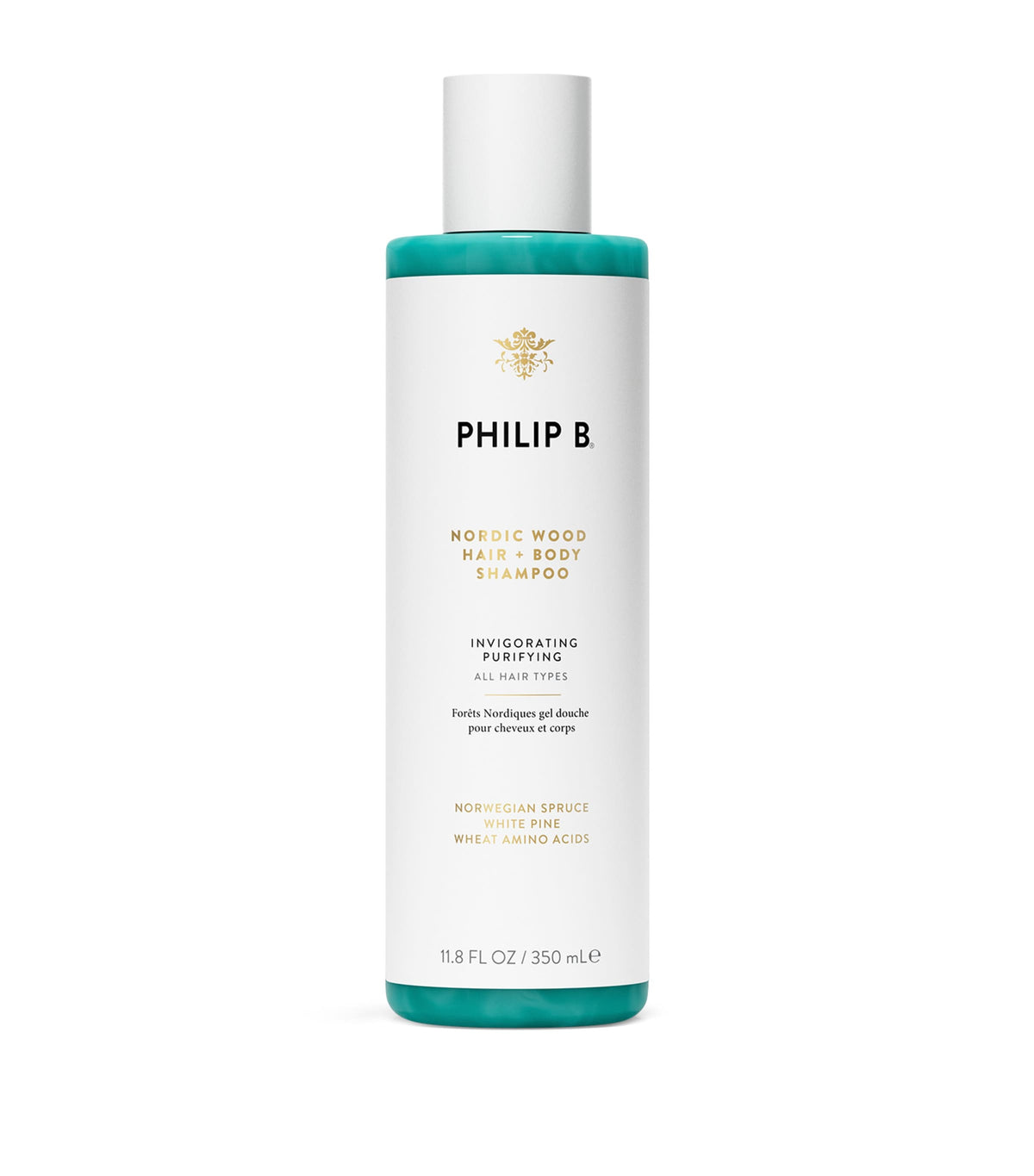 Philip B Nordic Wood Hair and Body Shampoo (350ml)