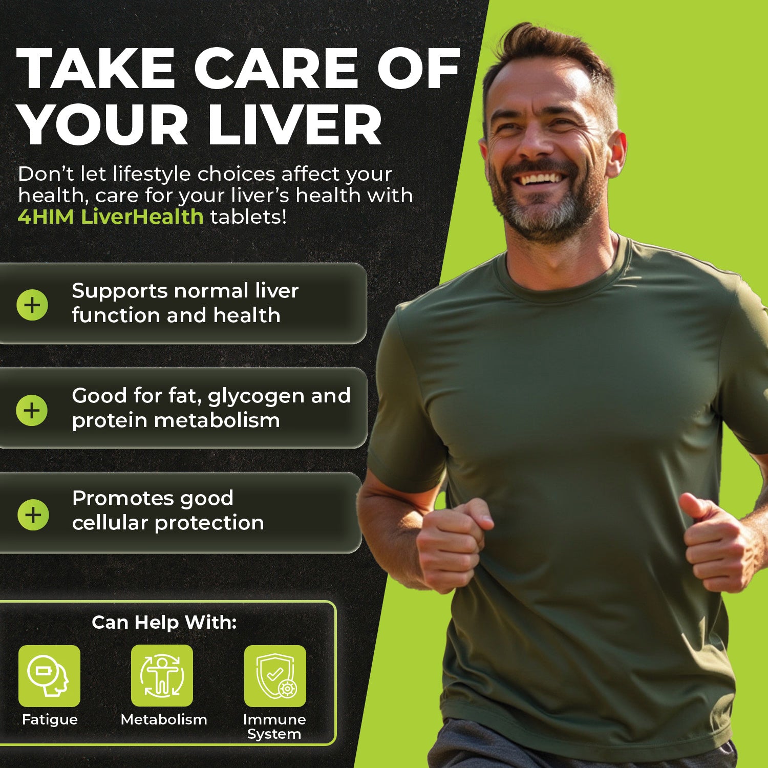 4Him Liverhealth Liver Support 60 Vegan Tablets