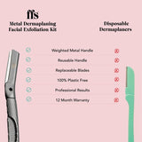 FFS Beauty Dermaplaning Facial Kit Ocean Blue - British product