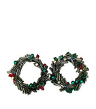 Les-Ottomans Beaded Christmas Napkin Rings (Set of 2)