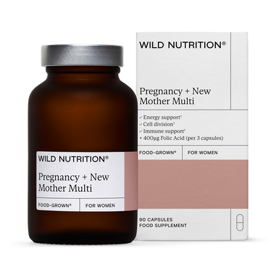 Wild Nutrition Food Grown Pregnancy Multi for Women 90 Capsules