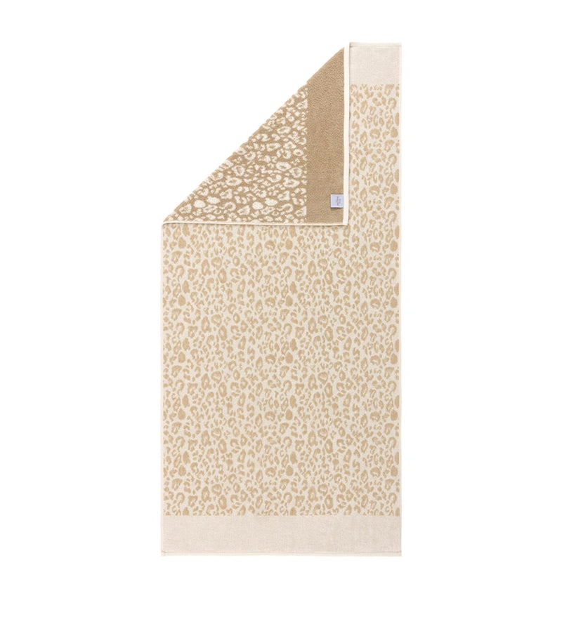 Yves Delorme Leopard Guest Towel 42cm x 70cm (British brand)