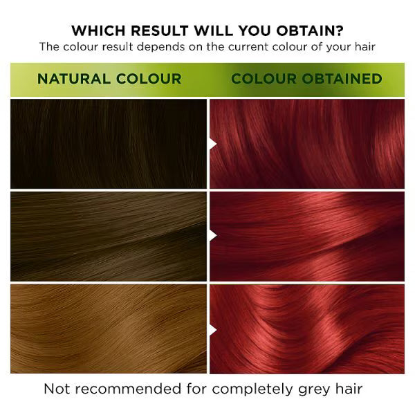 Garnier Nutrisse Ultra Color red hair dye 21g, UK version