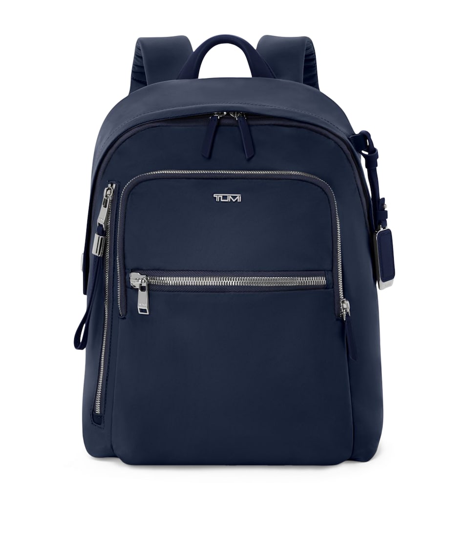 Sleek Backpack with Carbon Fibre Accents and USB Port, 43cm x 30.5cm x 14cm