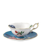 Wedgwood Wonderlust Sapphire Garden teacup and saucer set (British brand)