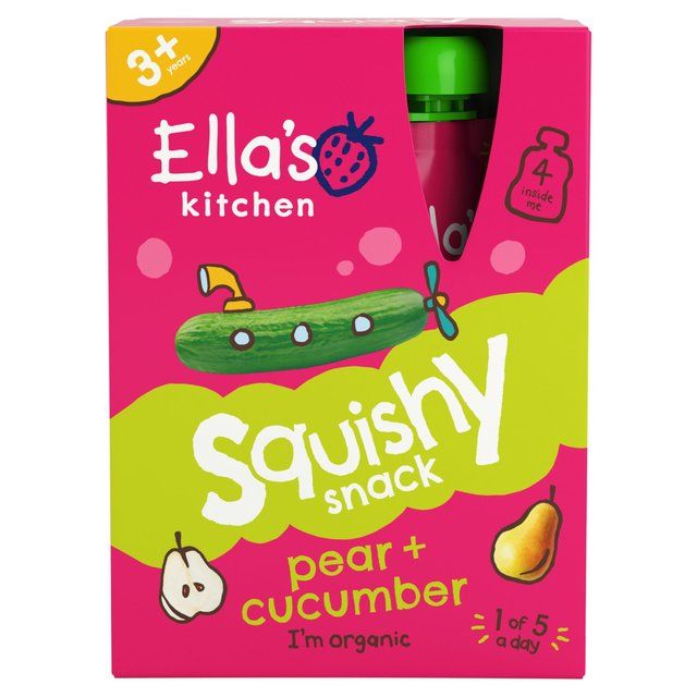 Ella's Kitchen Pear and Cucumber Kids Drinks Multipack Pouch 3+ Years    4 per pack