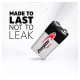 Energizer Max 9V Batteries Alkaline   2 per pack