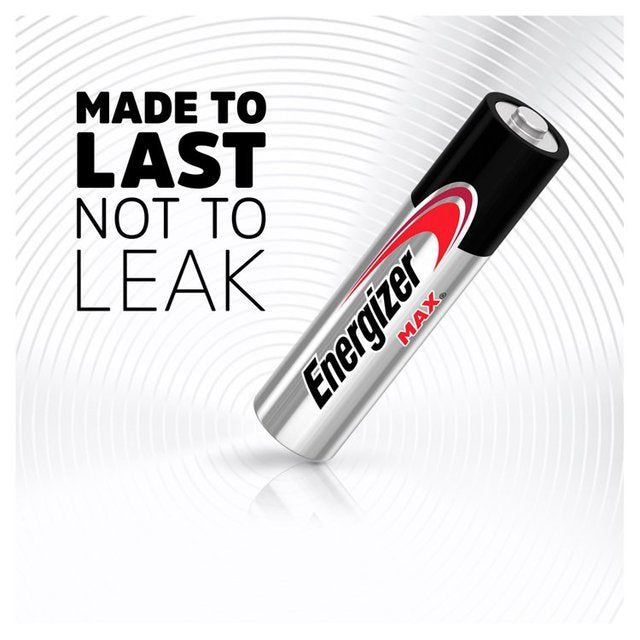 Energizer Max Alkaline AAA   8 per pack