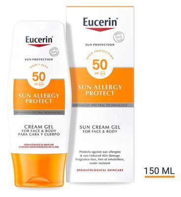 Eucerin Sun Allergy Protection Sun Cream for Face &amp;amp; Body SPF 50+, 150ml