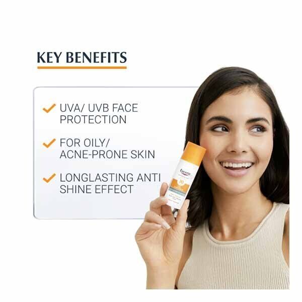 Eucerin Sun Oil Control Facial Sun Cream SPF50+ 50ml