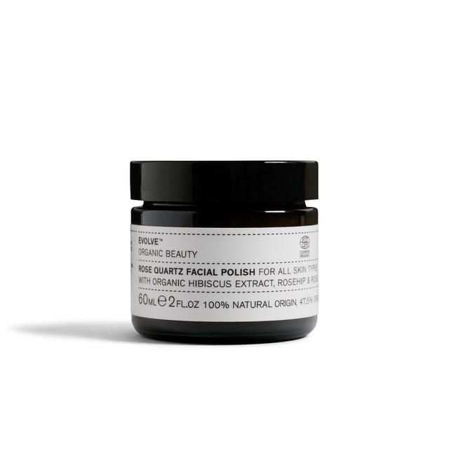Evolve Beauty Rose Quartz Facial Polish   60ml