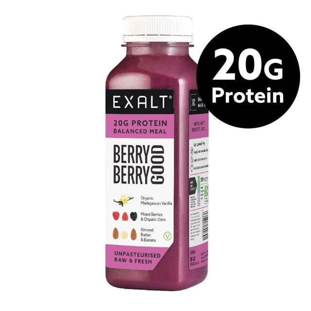 EXALT Berry Berry Good Fresh Vegan Protein Smoothie Berries &amp;amp; Vanilla    330ml