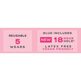 Eylure 3/4 Length Accent False Lash No 012