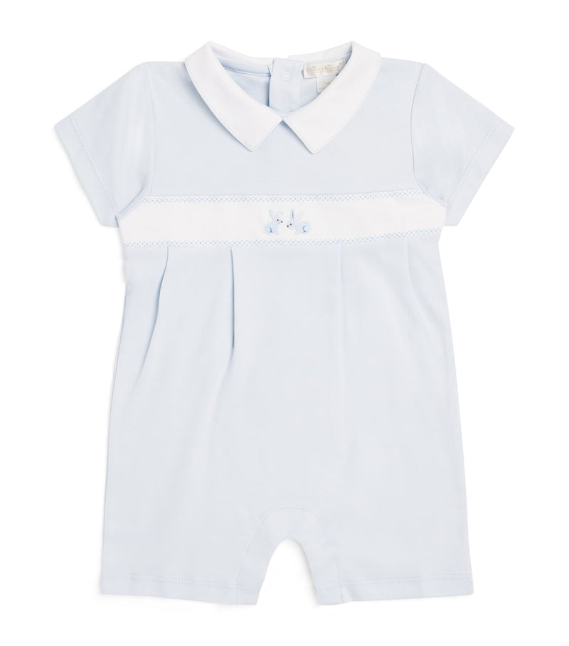 Kissy Kissy Pima cotton Springtime Bunny playsuit 0-18 months, UK version