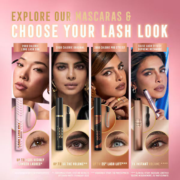 Max Factor Long Lash Mascara Black tube imported from the UK